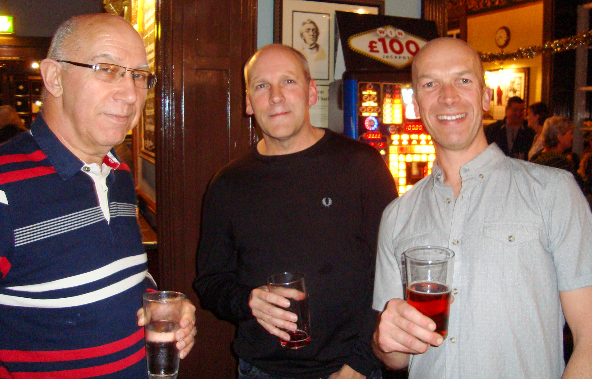 2015 Exeter Staff Reunion. Jimmy Reid on the left. (Courtesy Phillip Budd)