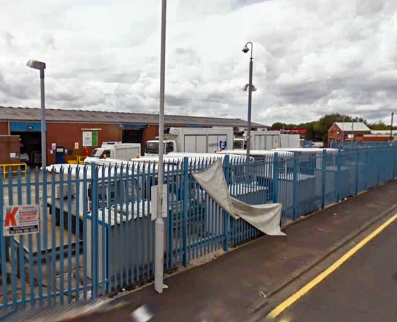 Wigan Depot. Paul Simm comments "Express Dairies in Wigan, before Waterfords Dairies swapped with Express"  (Courtesy Paul Simm)