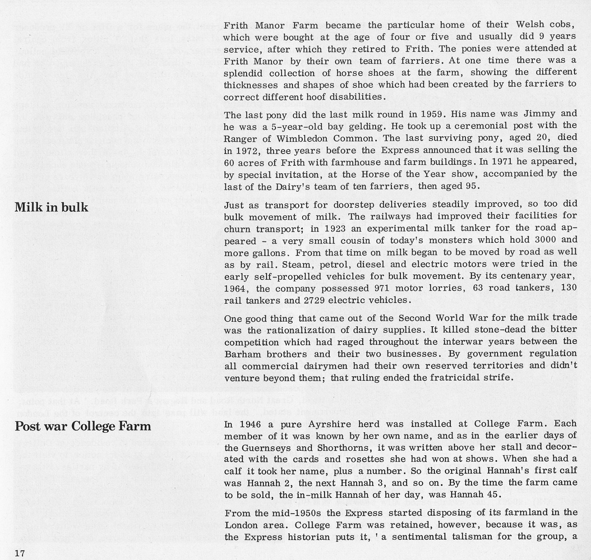 1983 Milk for the millions - Brigid Grafton Green, Barnet Libraries Local History Publications