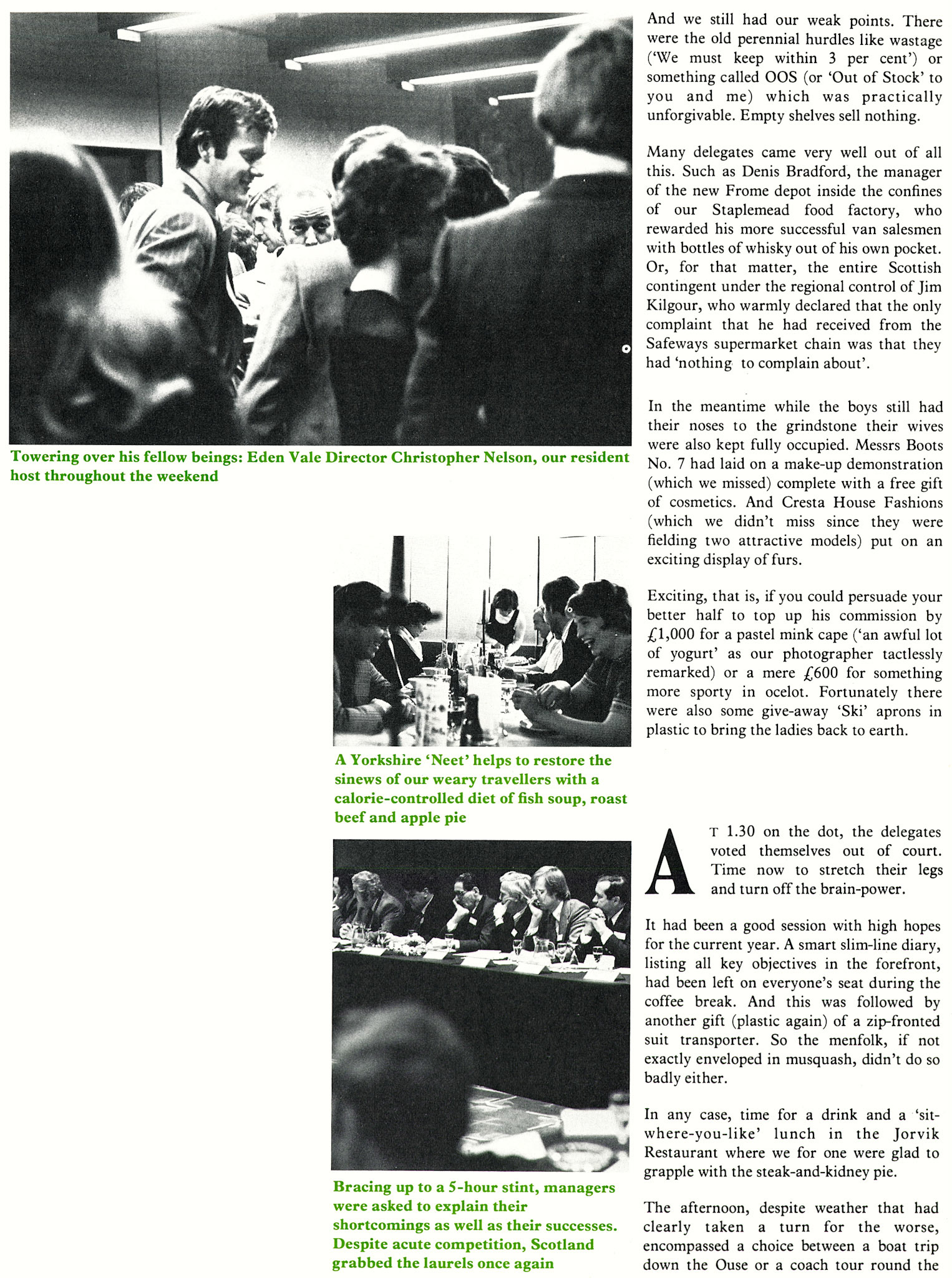 1978 Eden Vale Management Conference-York. (Express News Spring)