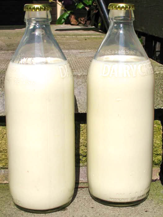Sterilised Milk Bottles, Dairy Crest