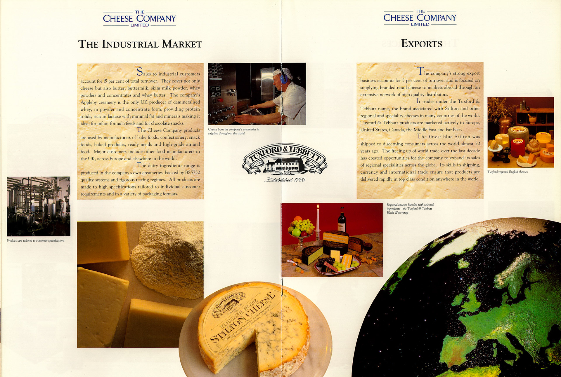 1992 The Cheese Company Introductory Brochure (Courtesy Alan Mandle)