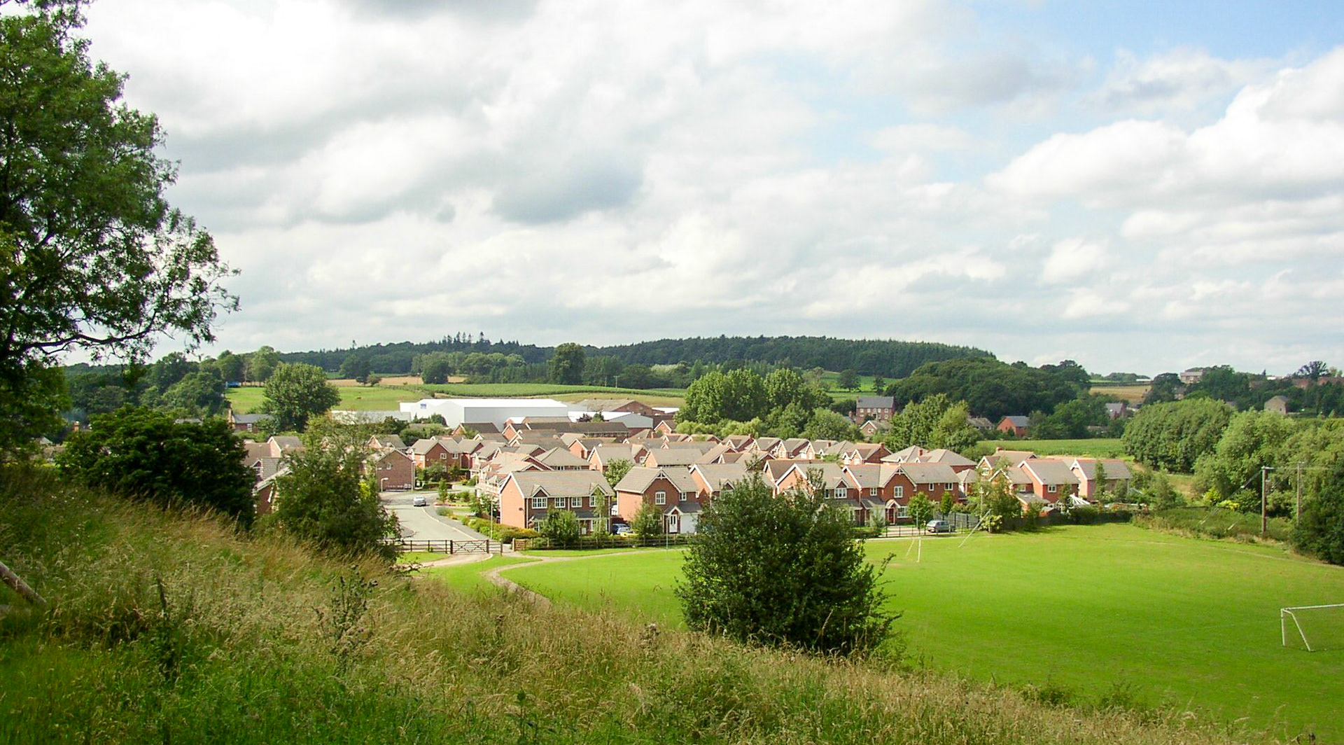 2004 Ruyton - Doctor's Meadow after house building (Courtesy Yoland Brown)