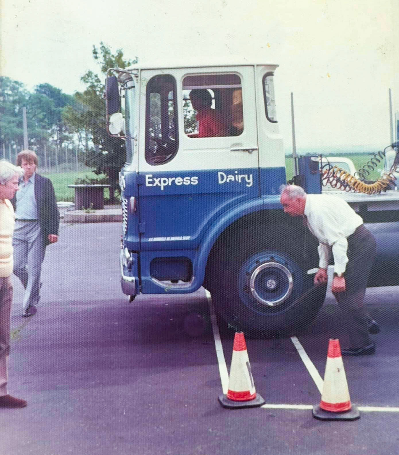 1970's, Tarvin. Amanda Calloway comments "This is how I remember my Dad driving and entering competitions". (Courtesy Amanda Calloway)