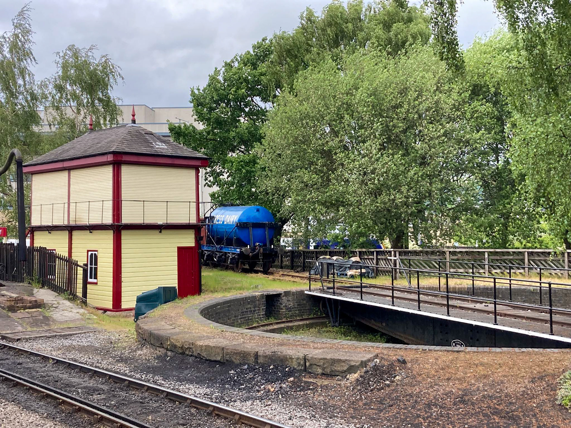 2025 Express milk tank at Keighley &amp; Worth Valley Railway (Courtesy Iain Dargue)