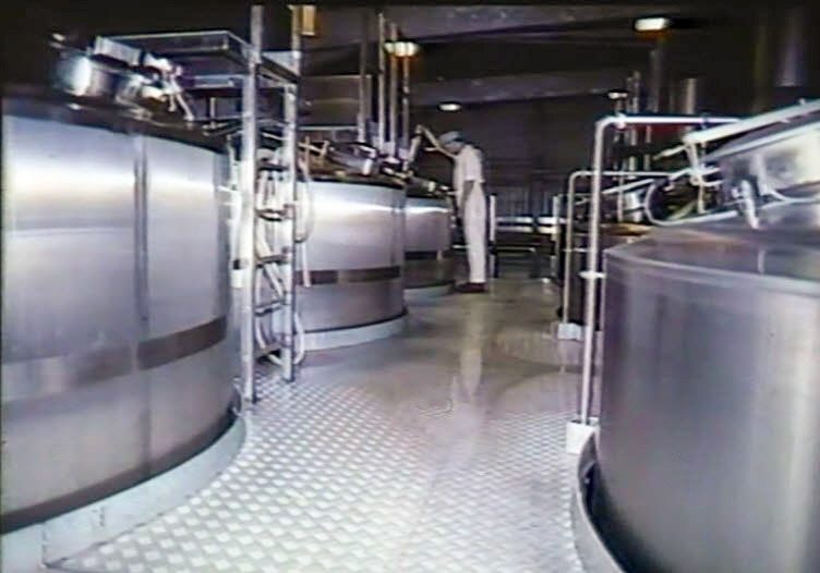 1990's Ruyton Whey Storage and Processing. (Stills from Ruyton Video (Steven Harley))