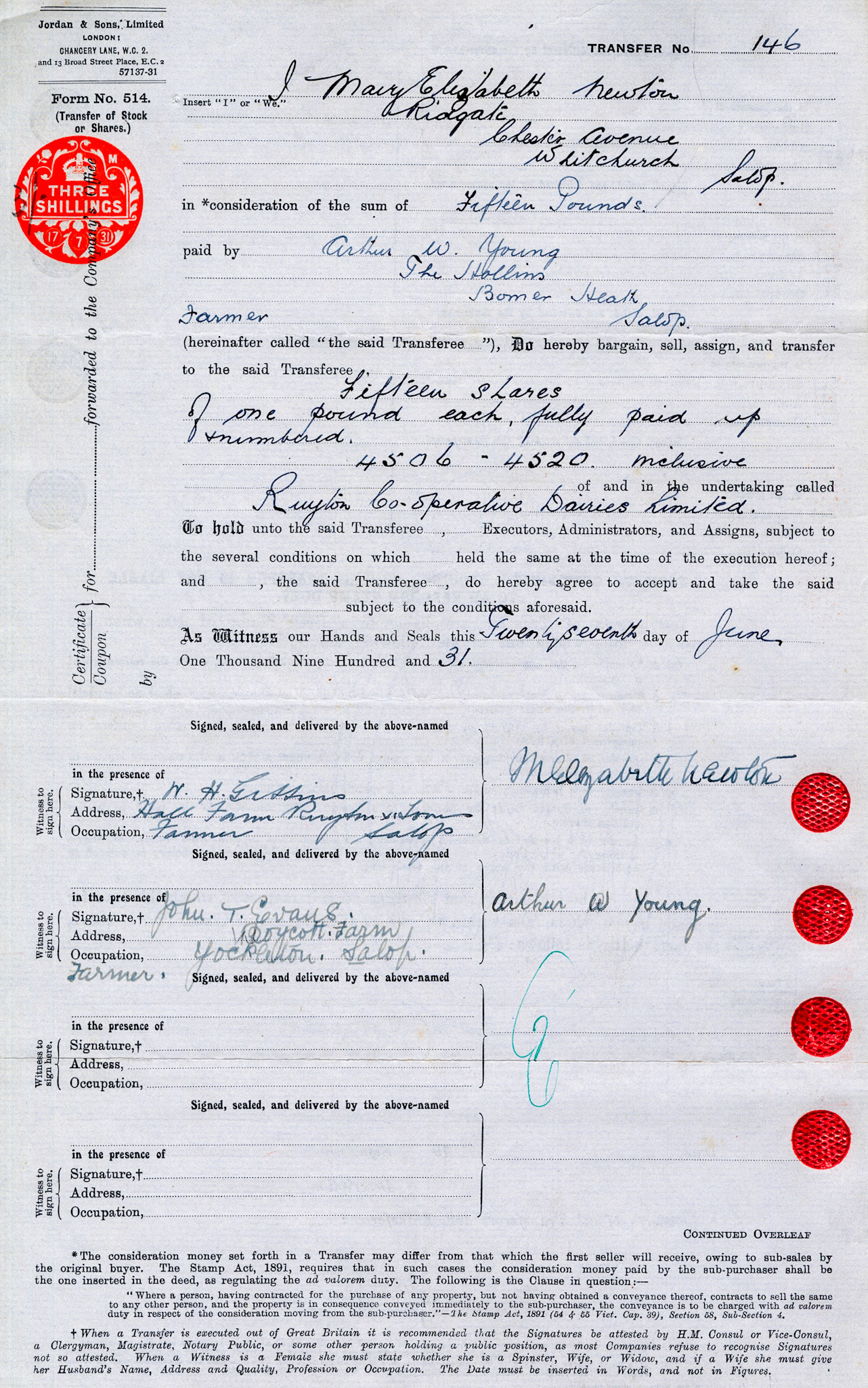 1931-Mary Elizabeth Newton