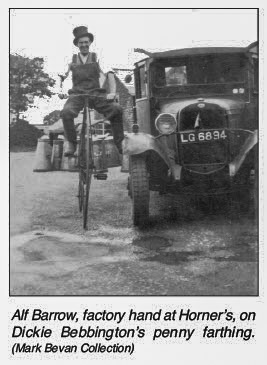 1920's? Milk delivery by penny farthing! From 'William Horner and His Creamery' by Jill King 2012