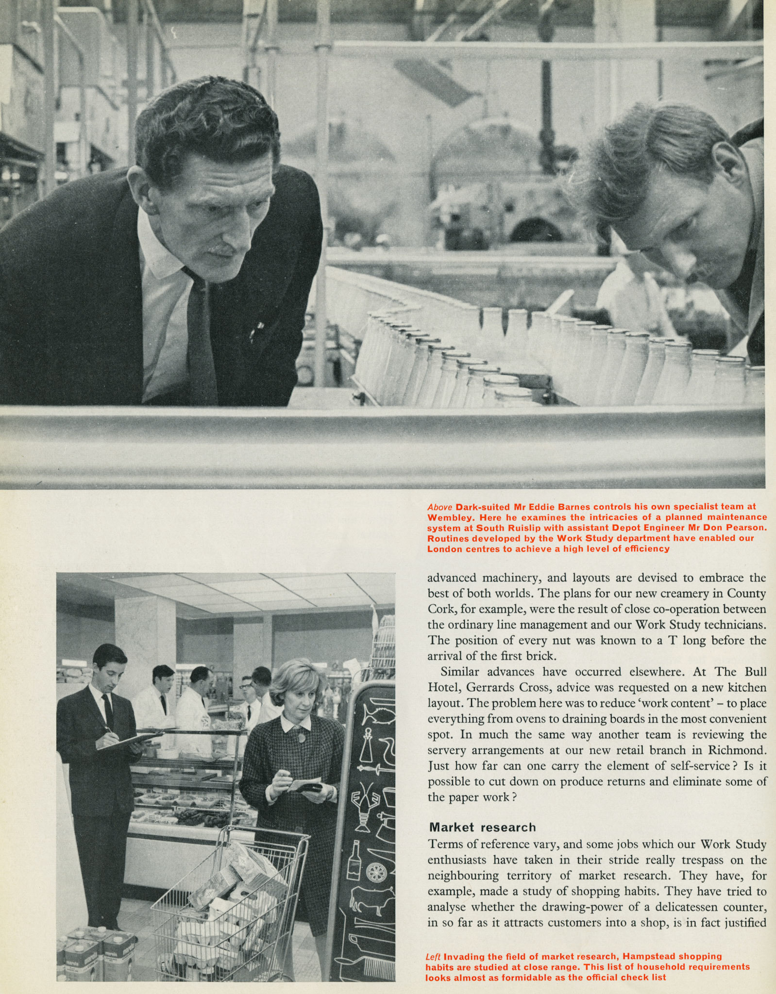 1966 Work Study article with Eddie Barnes and Don Pearson