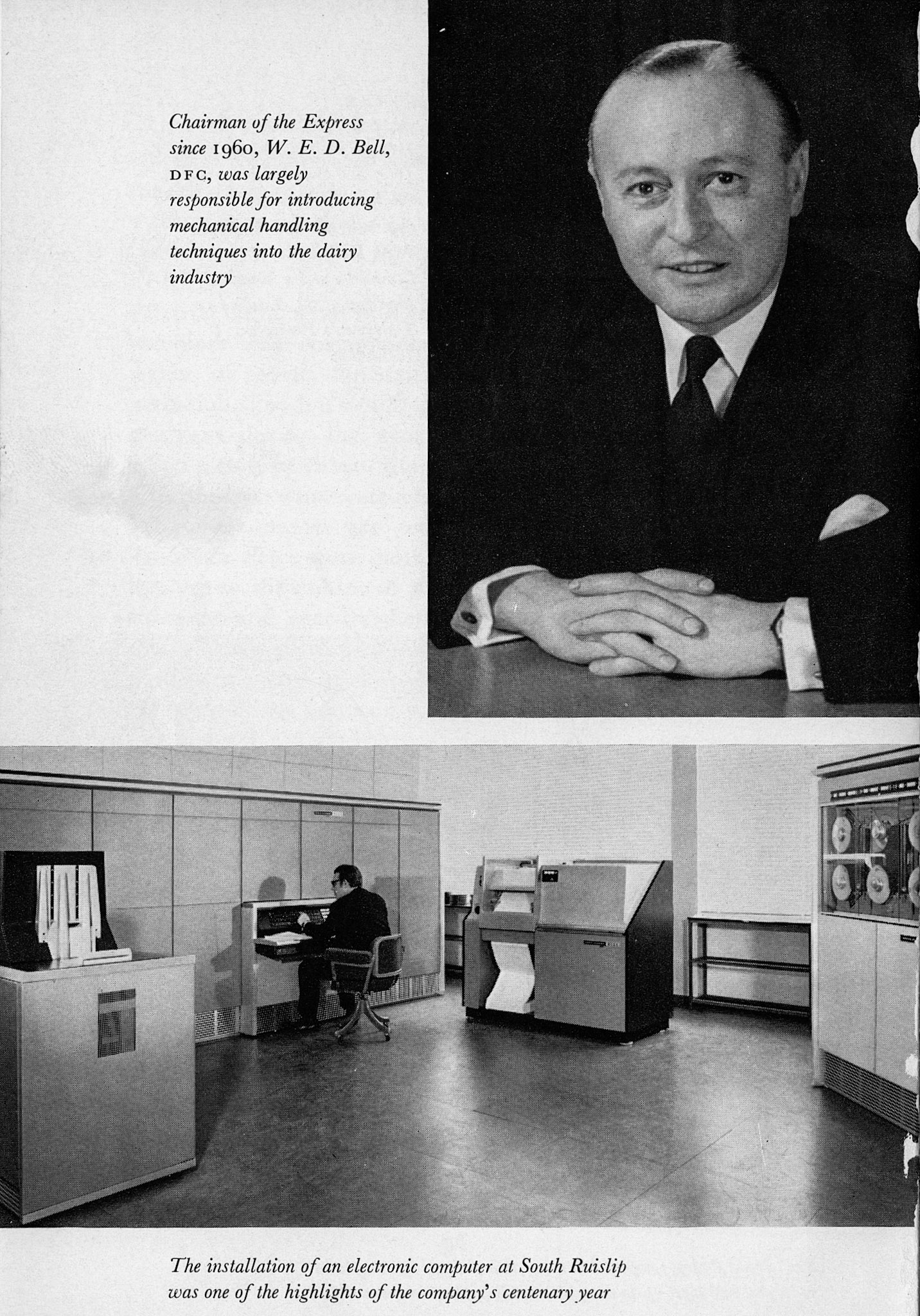 Express Journey (Book) 1964-W. Bell, Computer at South Ruislip installed 1964