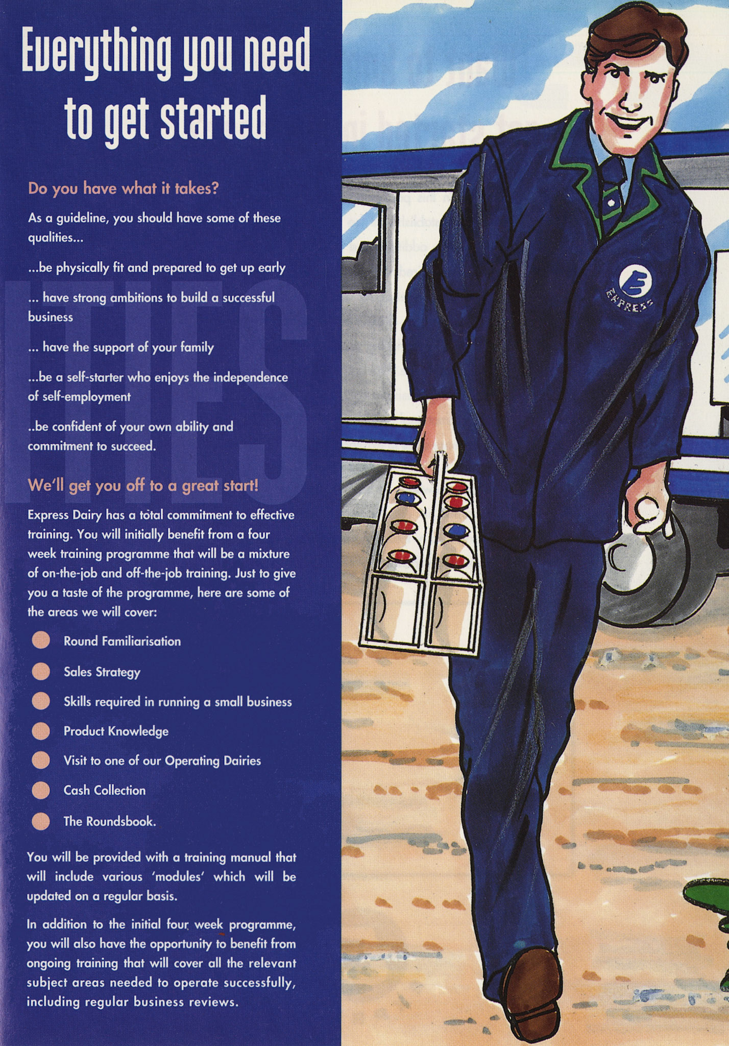 2001 Publicity Leaflet-Franchise Opportunities, Page 3 (Courtesy Dave Fane)