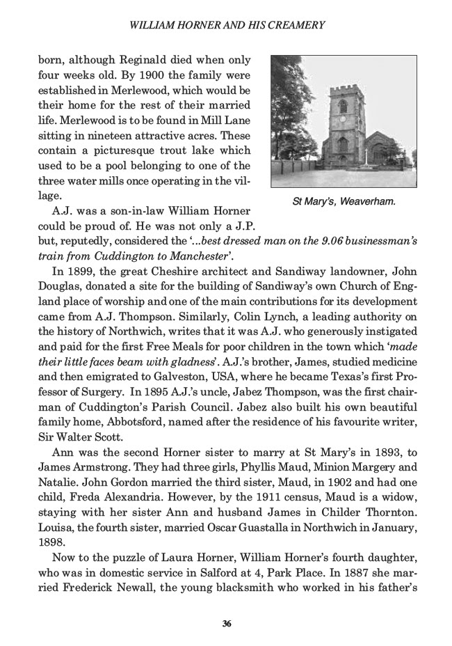 William Horner and his Creamery, Jill King