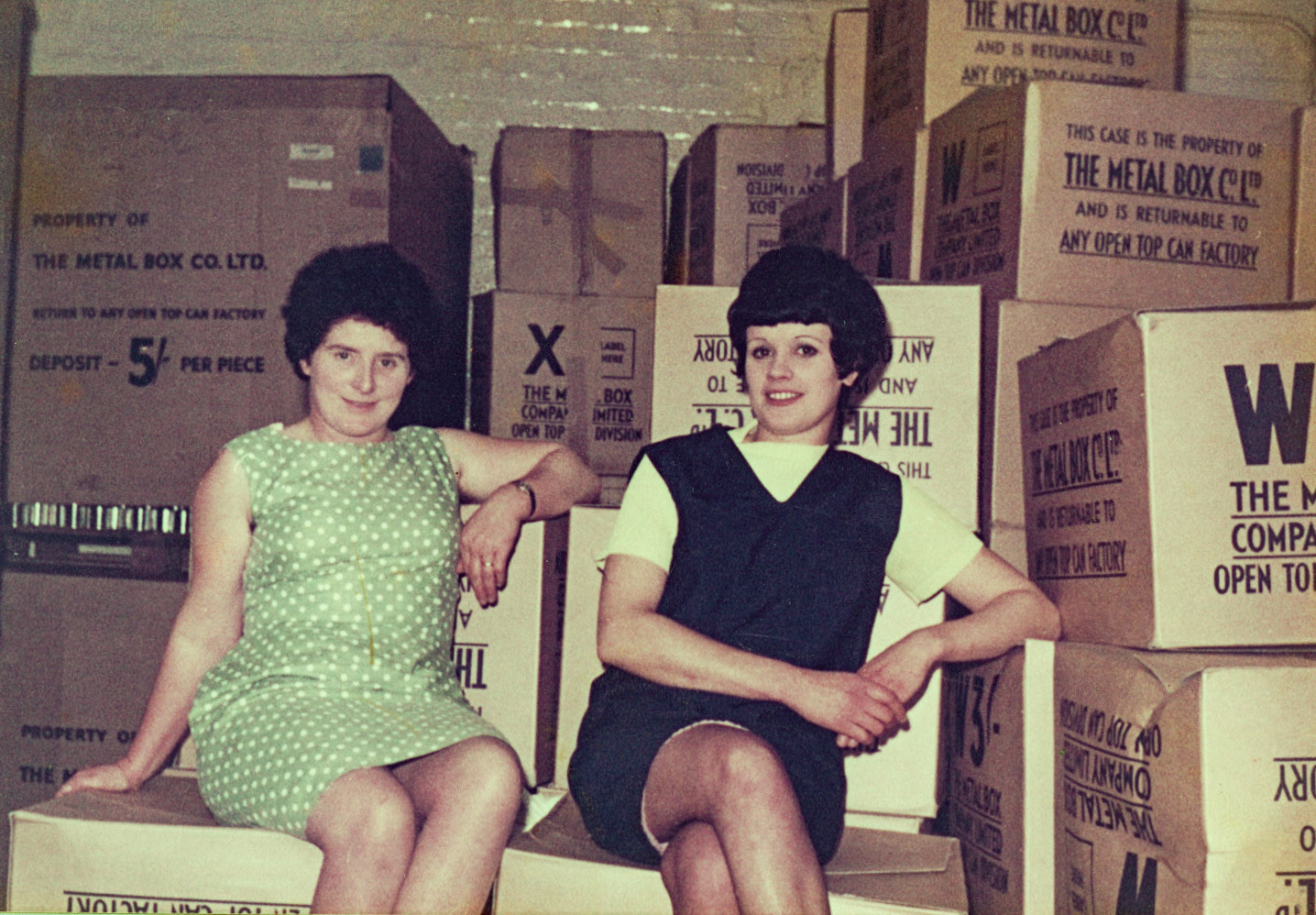 1950's "Barbara Chesters, Ivy Lionel" Ben Samuels comments "The lady on the left is Ivy Andrews." (Joe Lyons Collection)