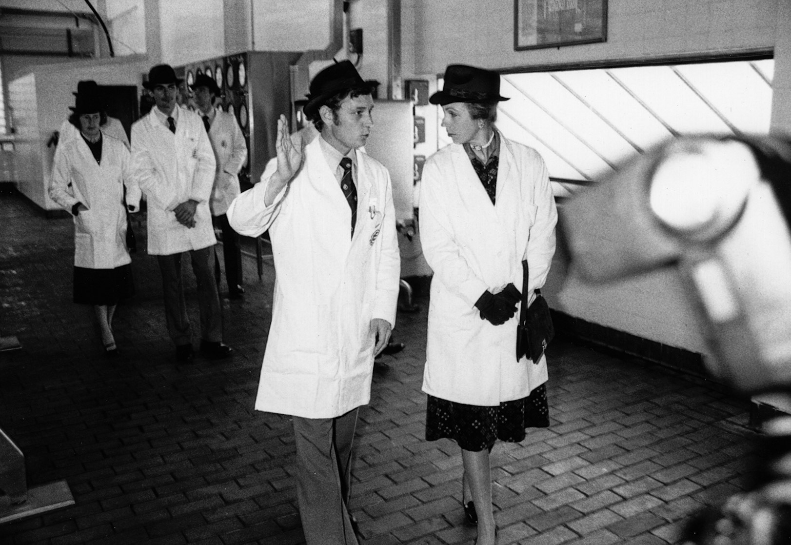 David Gambriel shows the Princess the Pasteurisng Floor