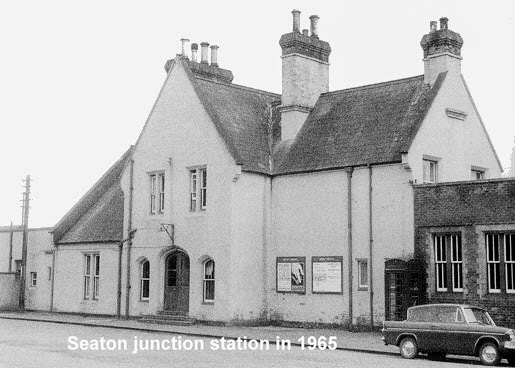 1965 Seaton Junction station from the road. (From Seaton Junction History, by Rick Wood)