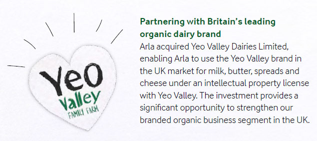 (Extract from Arla Foods Annual Report)
