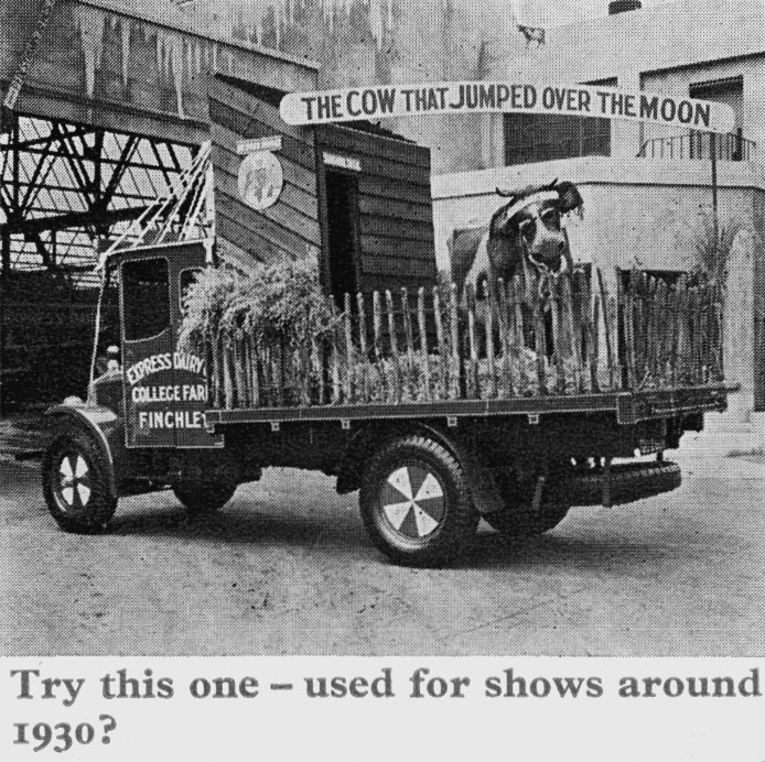 1930's rigid truck used for parades and shows. (Express News Autumn 1975)
