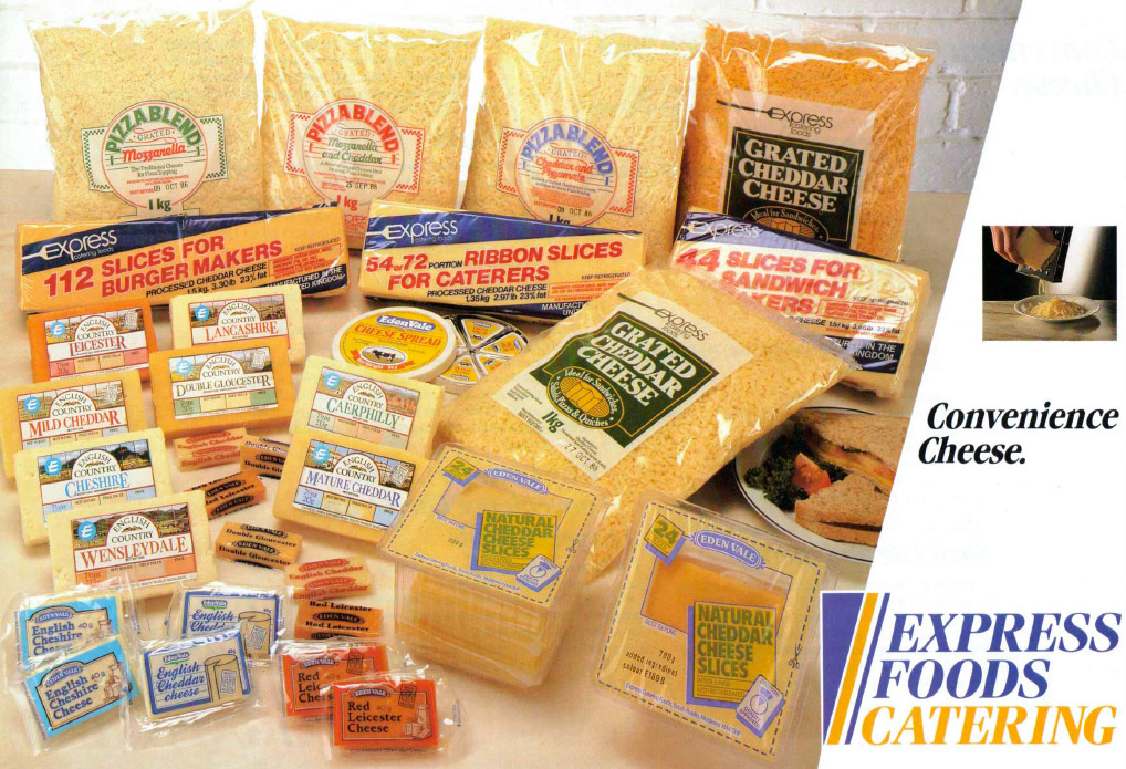 1980's Express Catering Foods 'Van Sales' leaflets (Courtesy Robert Turner)