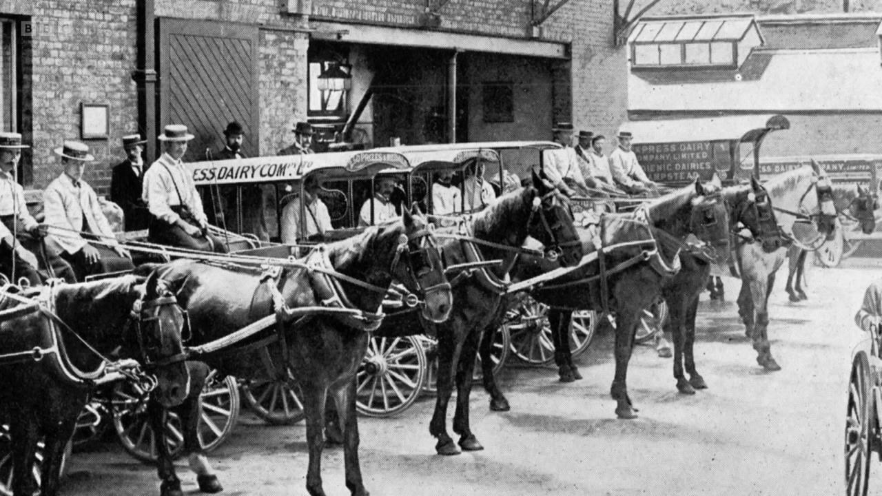 1895 Hampstead (Steve Wheeler Milk Bottle Museum BBC)