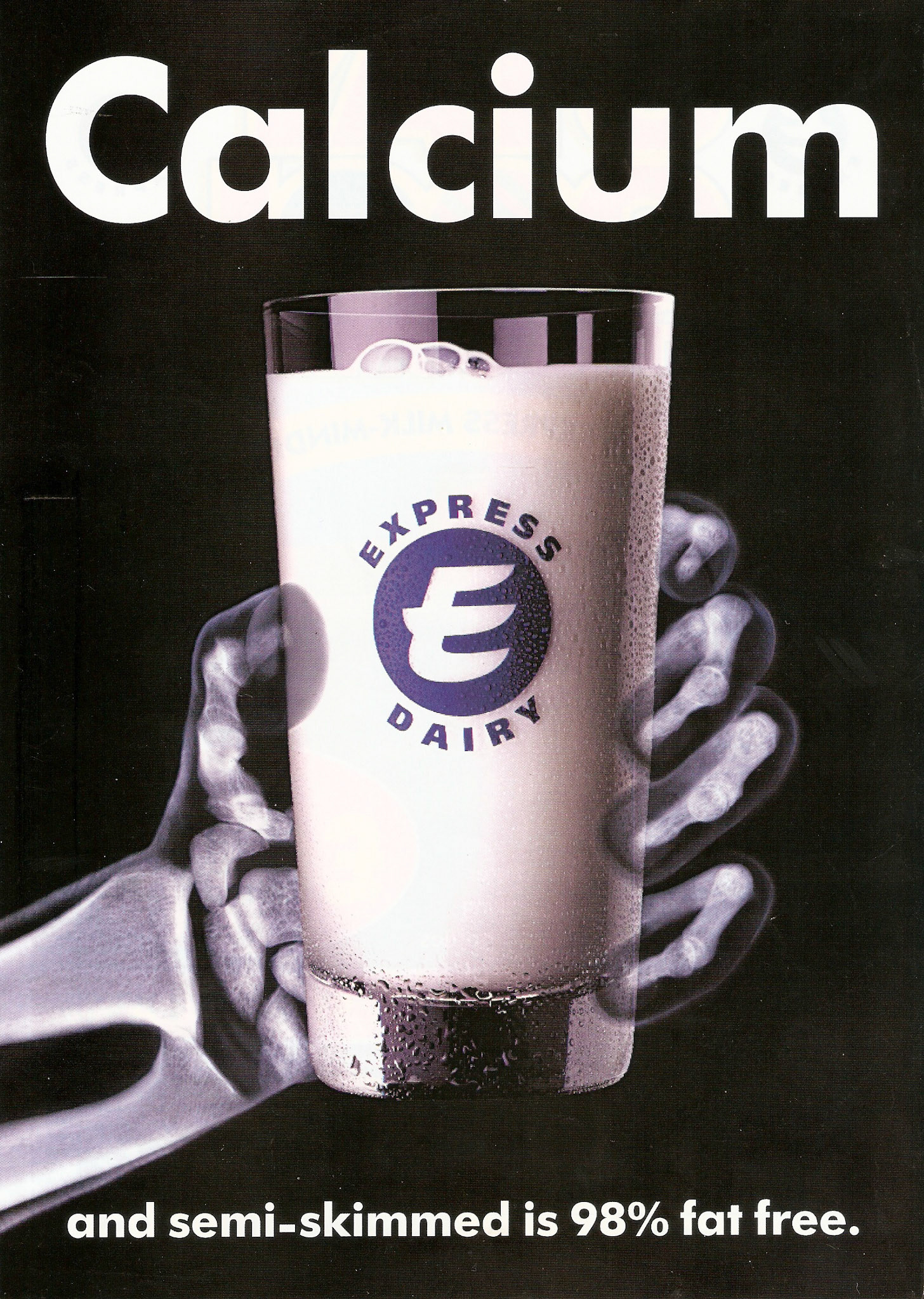 1980's ? Semi-skimmed milk advertisement (Courtesy Paul Luke)