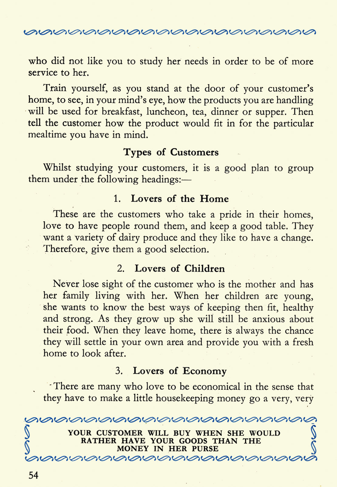 1956 Express Salesman's Manual, Fourth Edition published 1954, presented to Roger Gillard, Orpington Depot