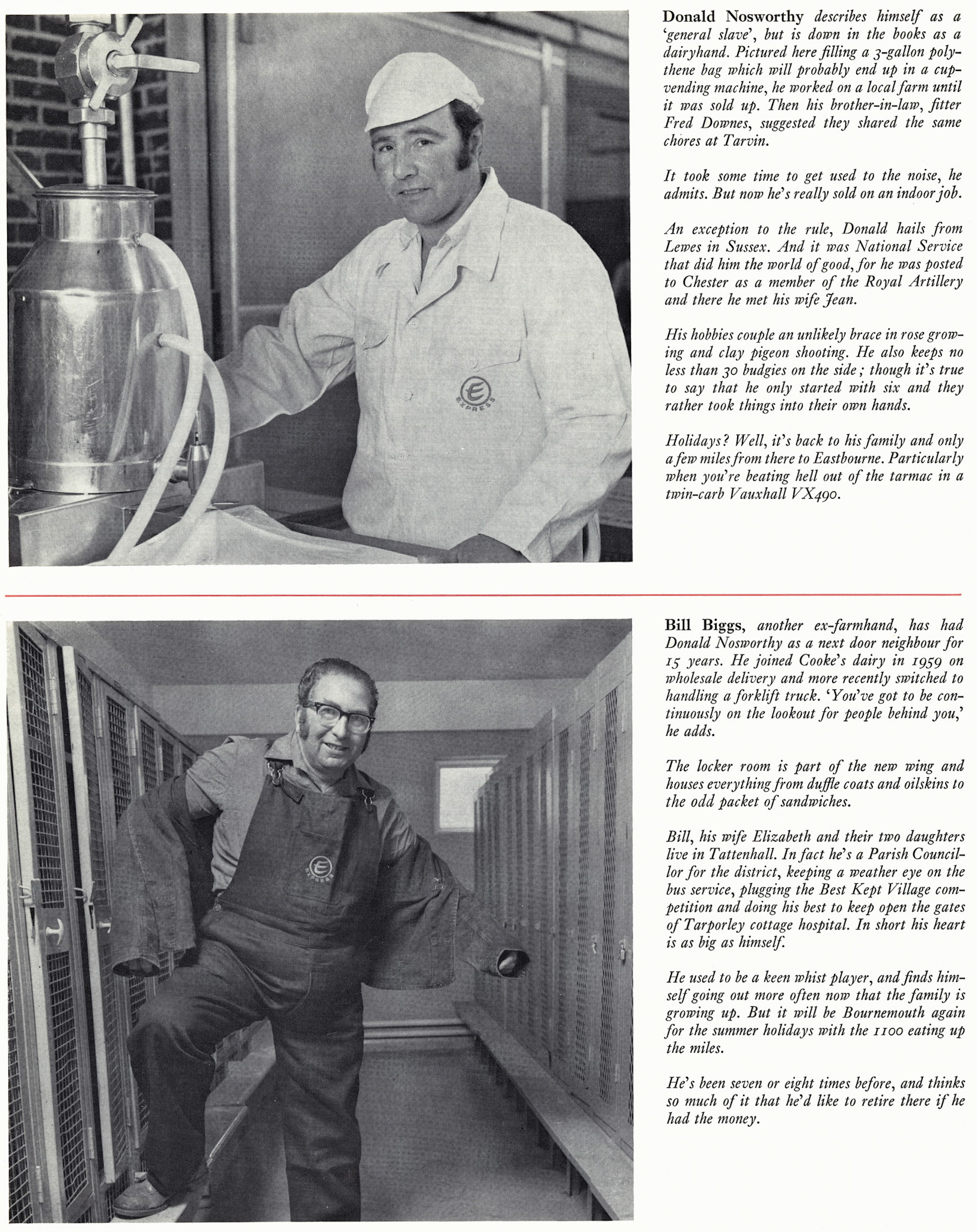 1971 In depth article about Pool Bank Dairy, Tarvin (Courtesy Doreen Williams)