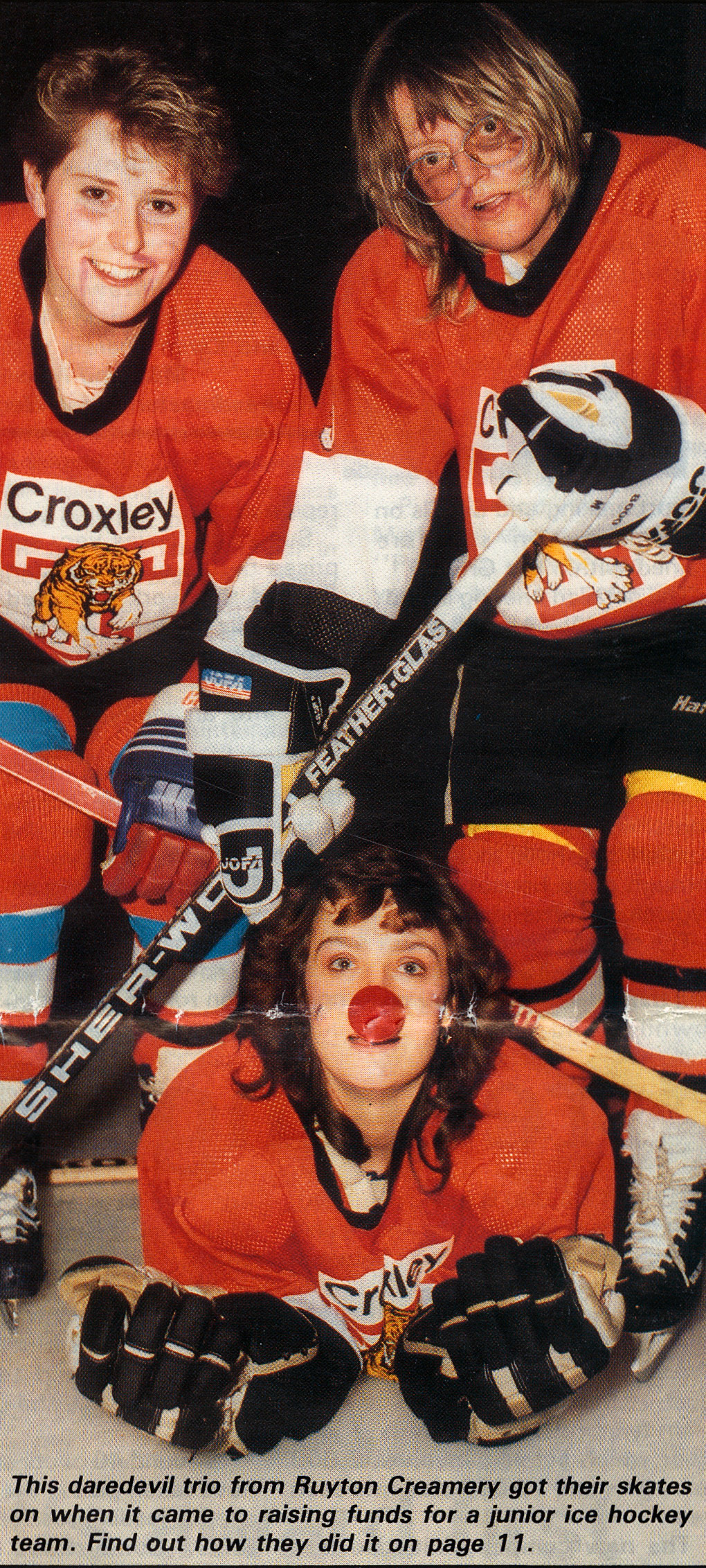 1989 Ruyton raise funds for Comic Relief (Courtesy Beryl Purslove)