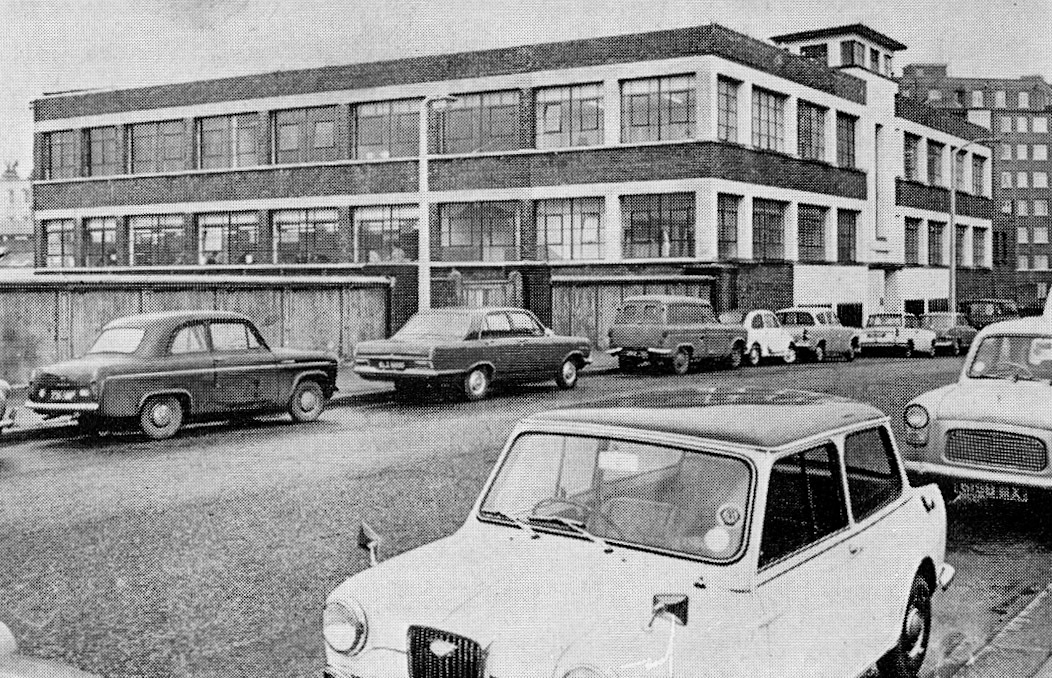 1967 New Training Centre at Rossmore Road with Eden Vale Depot below. Tony Smith comments "Worked at Rossmore Rd for Eden Vale 1969/1972 van sales &amp; Sales Rep North London - good days with good people. Then moved over to Sth Ruislip."