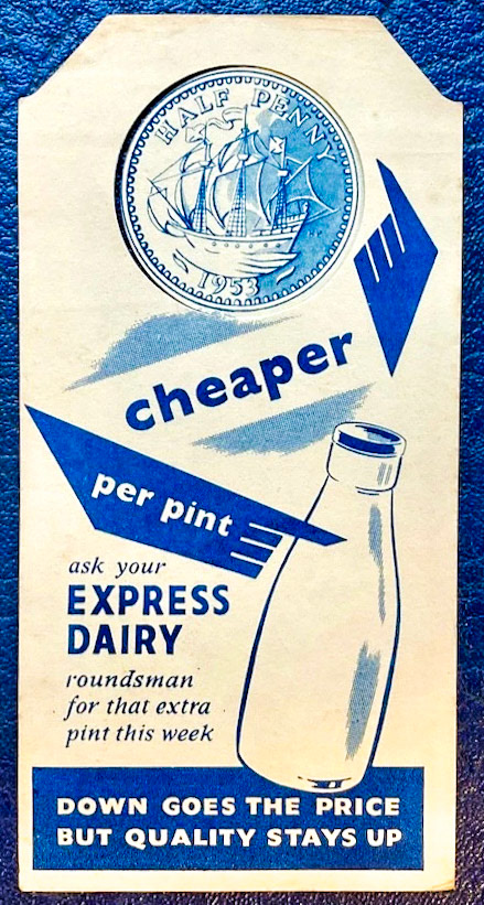 1953 Express bottle collar (Courtesy Steven Hern, image from eBay)