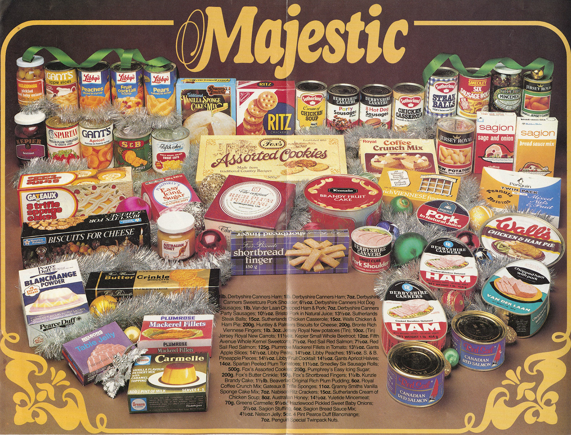 1982 Christmas Hamper leaflets (Courtesy Paul Luke)