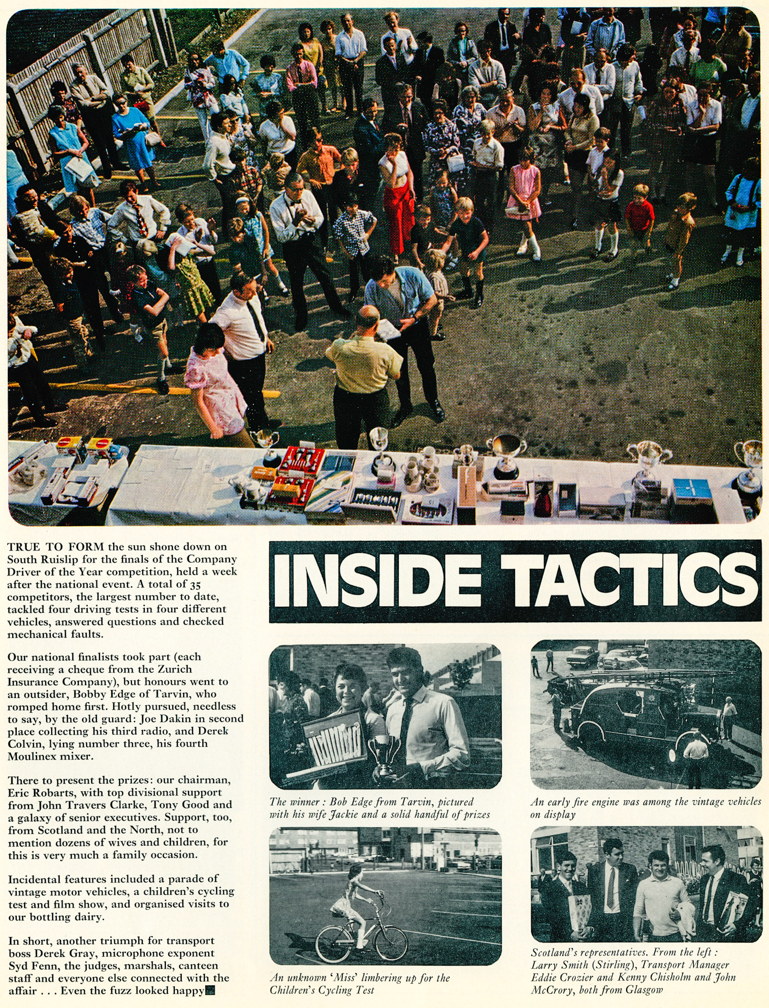 1971 Company Lorry Driver of the Year finals at South Ruislip