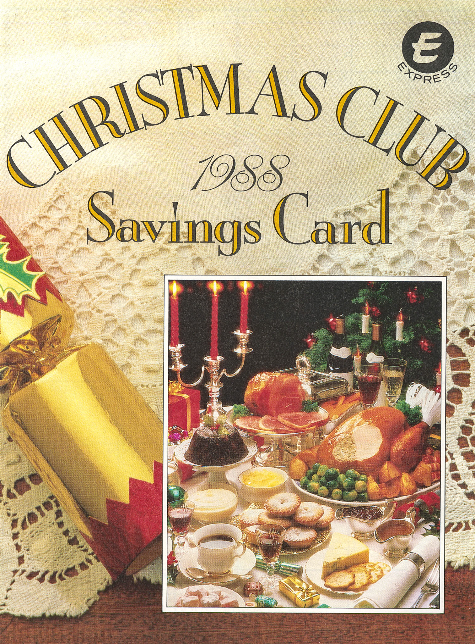 1988 Christmas Savings Card leaflet (Courtesy Paul Luke)