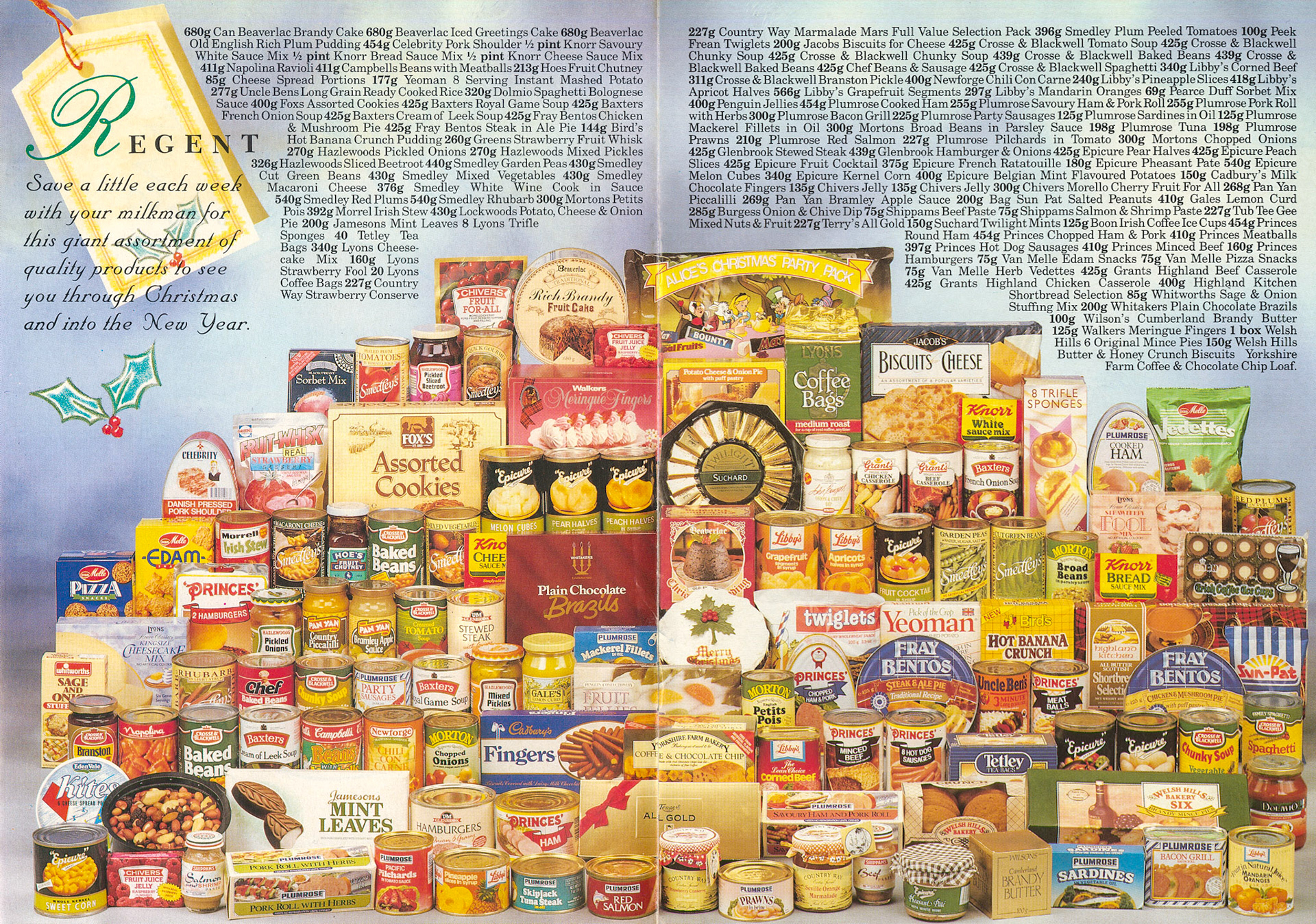 1989 Christmas Hampers leaflet (Courtesy Paul Luke)