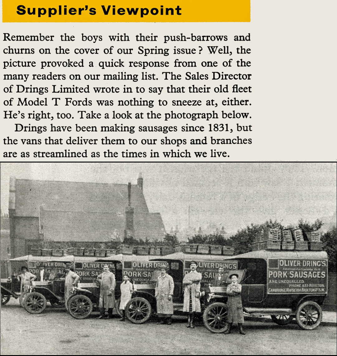 1960 Model T Fords in use at Drings Limited. (Express News Autumn)