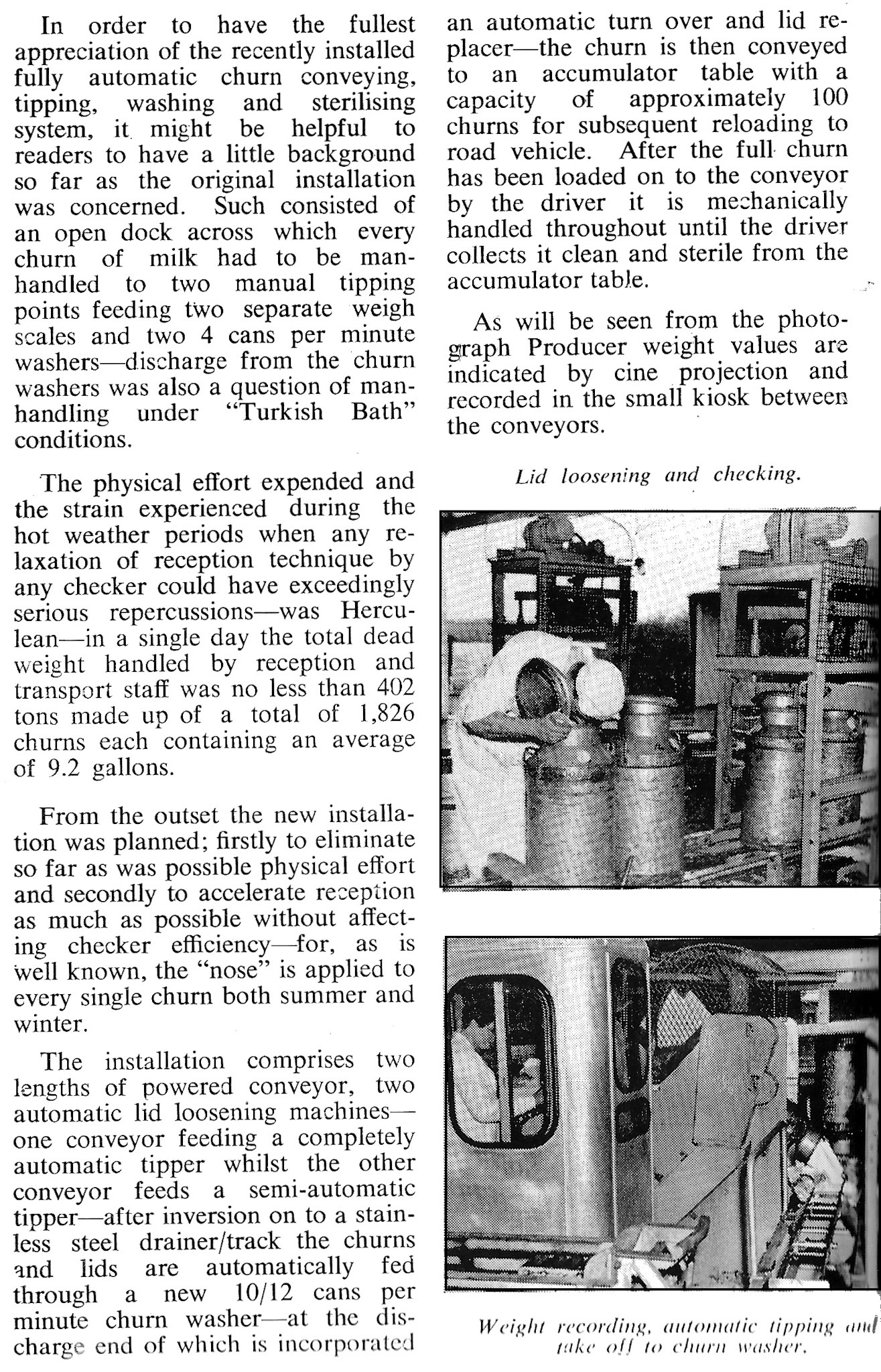 1956 June-New churn reception dock at Didcot. (Courtesy Book of Job, Roberts Foundation)