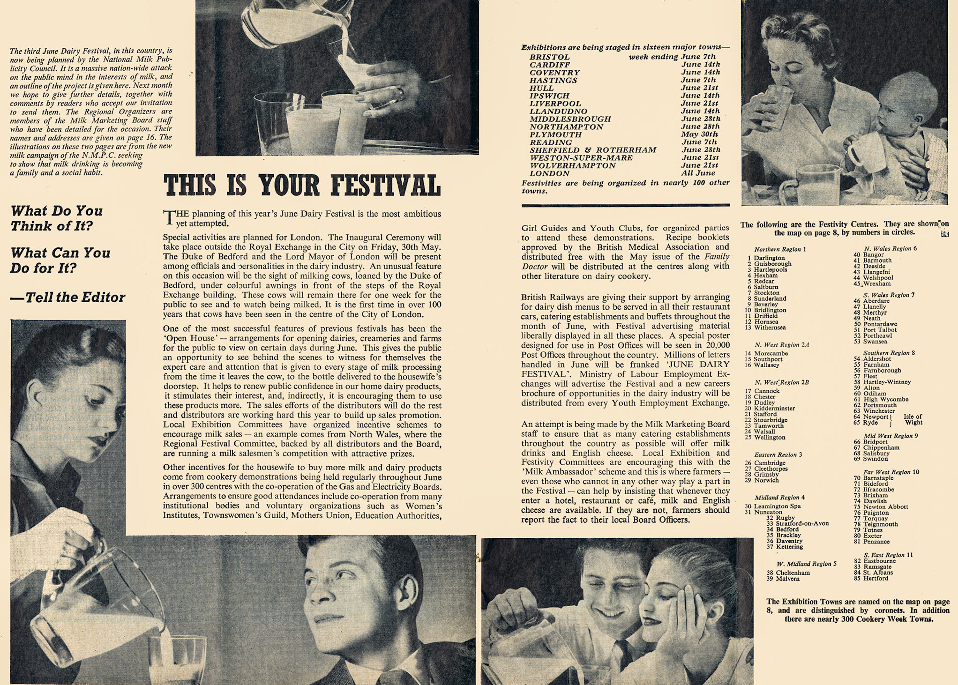 1954 Milk Producer magazine-April (Express Dairy Tales archive)