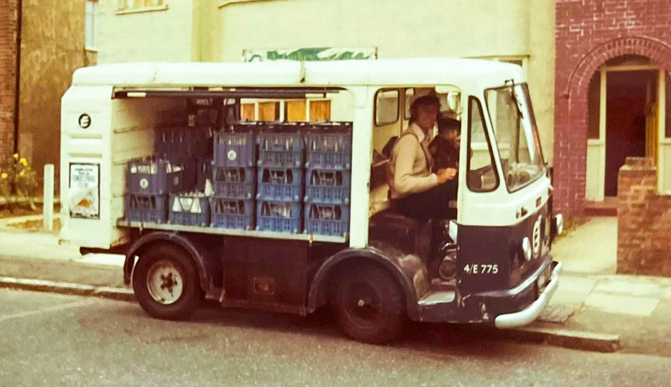 1973 Kingsbury- Christine comments "My husband John French...I used to get a lift with our son to his nursery."  (Courtesy Christine French - Burnt Oak, Edgware, Kingsbury, Queensbury Memories FB Group)