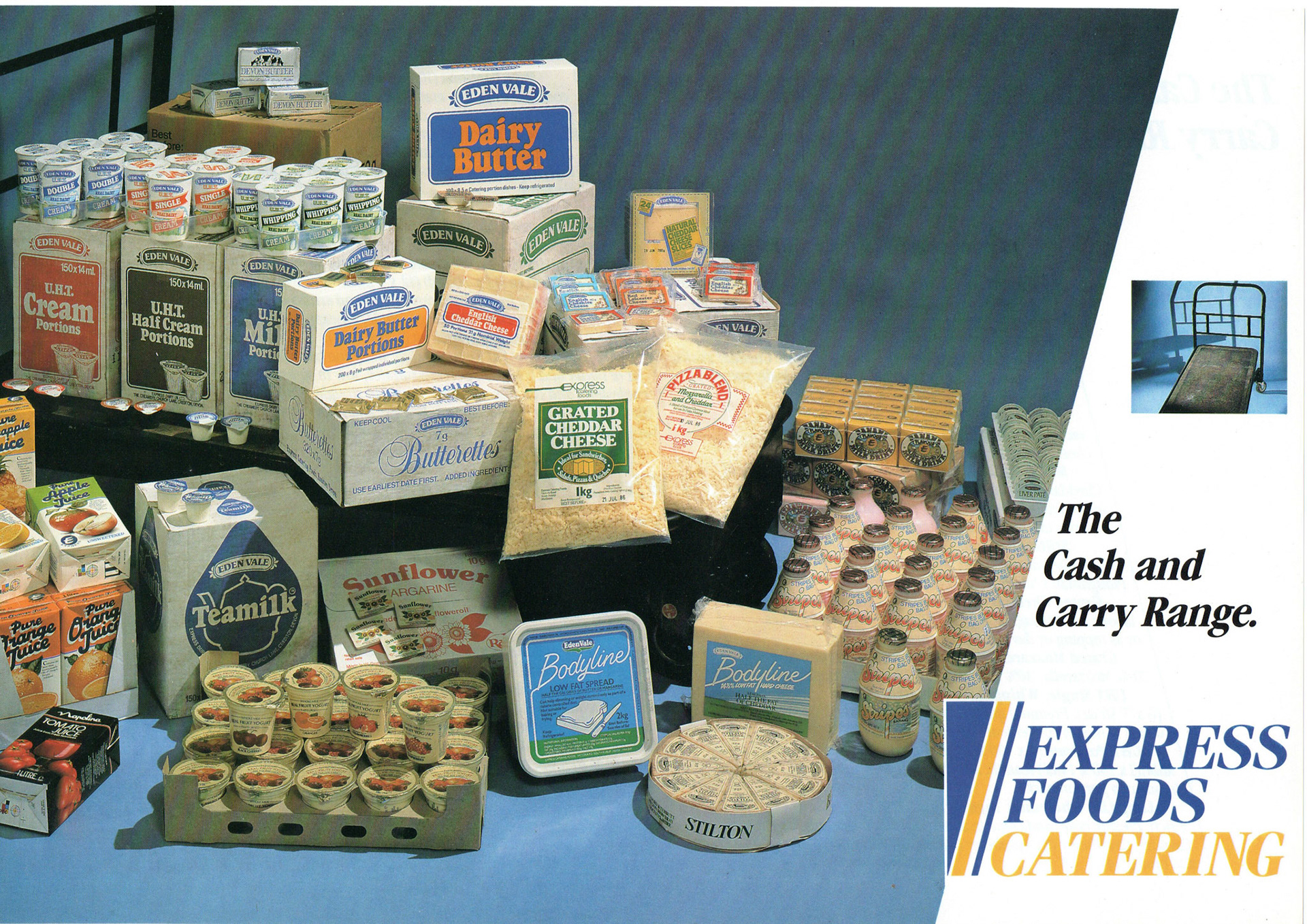 1980's Express Catering Foods 'Van Sales' leaflets (Courtesy Robert Turner)