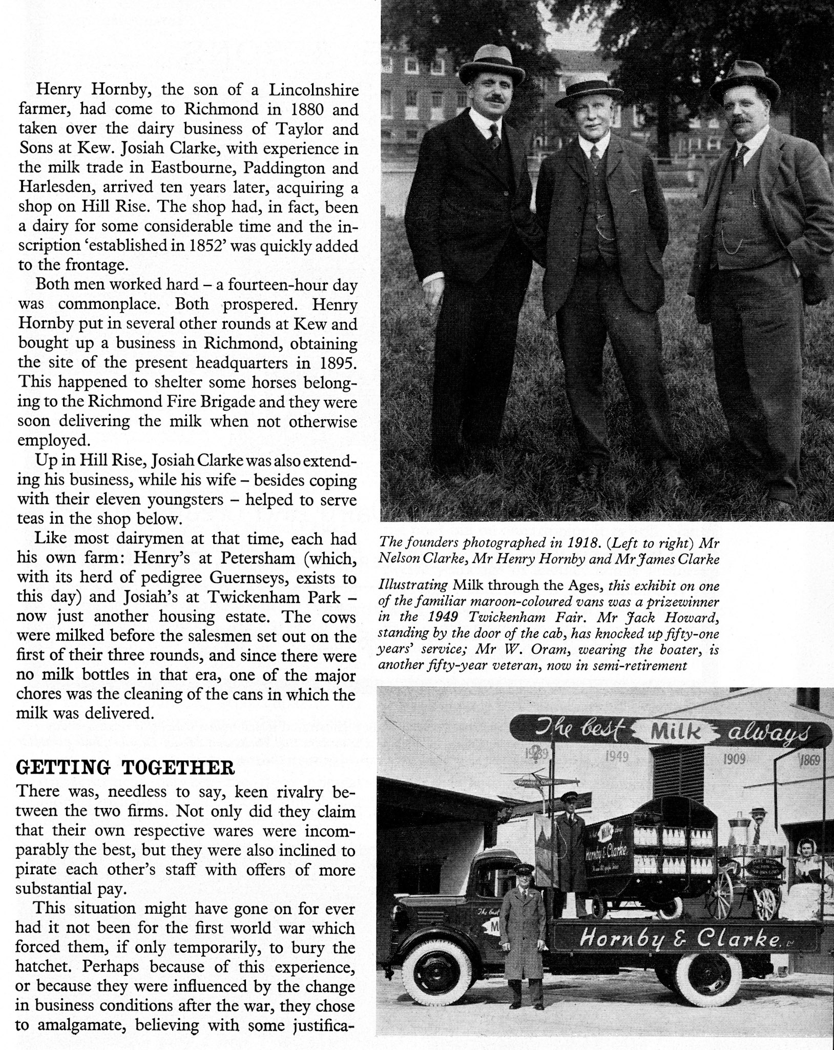 1960 History of Hornby & Clarke