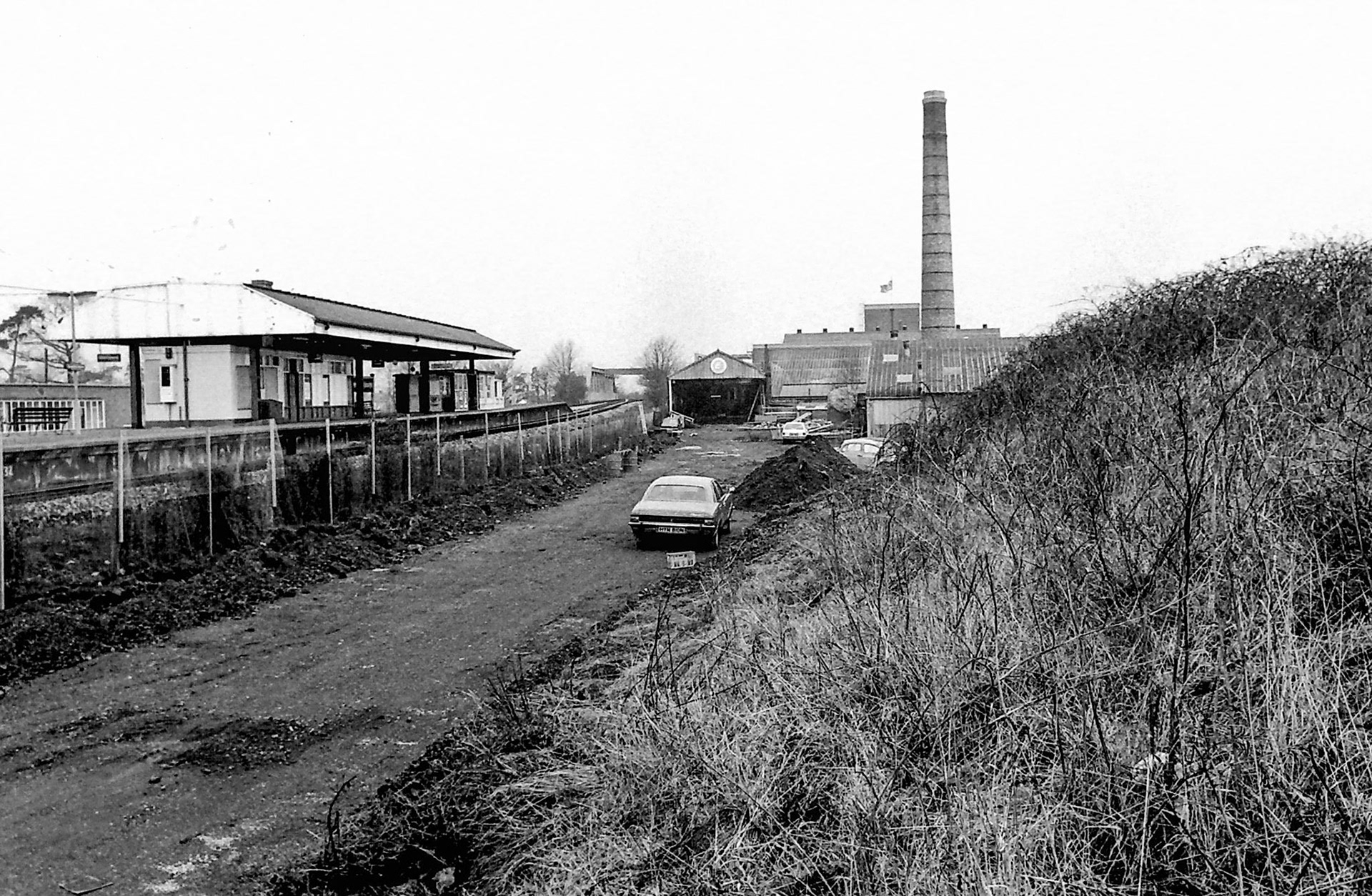 1979 South Morden rail siding and track removal. (Photographer Sam Jones)