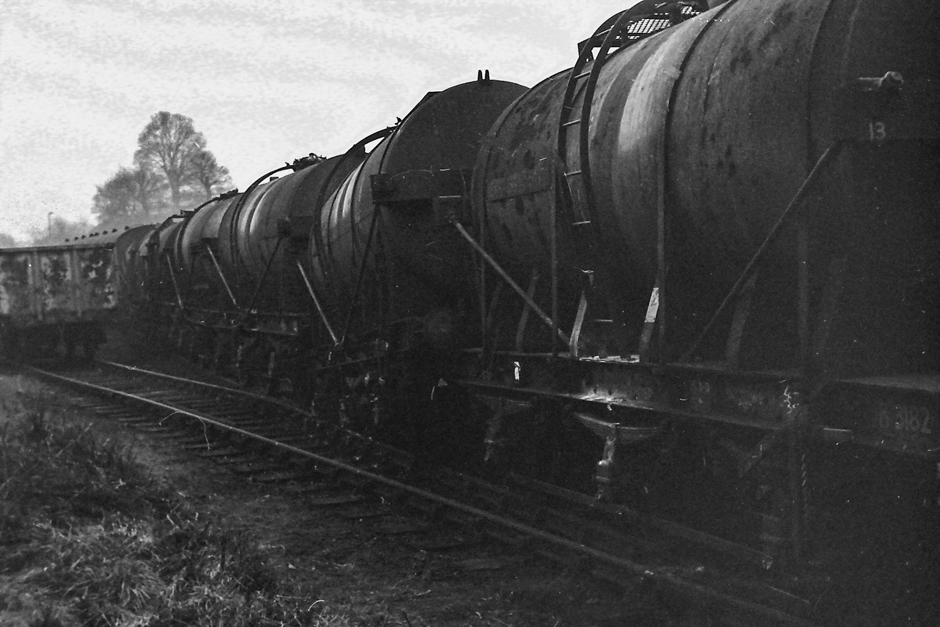 1970's South Morden rail unloading bay in operation. (Photographer Sam Jones)