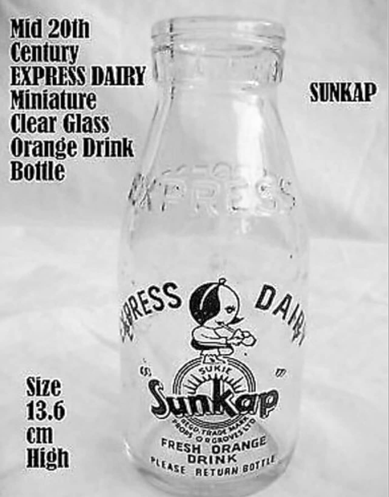 1950's 'Sunkap' orange juice, manufactured at Bollo Lane. Hilary Mccluskey/ Bowyer remembers "My Uncle Denis and myself made Sukie Suncap for our business. I remember scrubbing masses of oranges in a tub of cold water and working on the bottling machine once the juice was made. It always seemed to be cold weather and we were both relieved when we ceased production. (Courtesy Paul Simm)