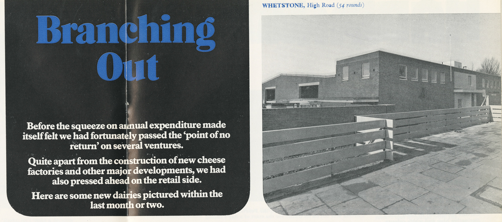 1975 New Whetstone Retail Depot