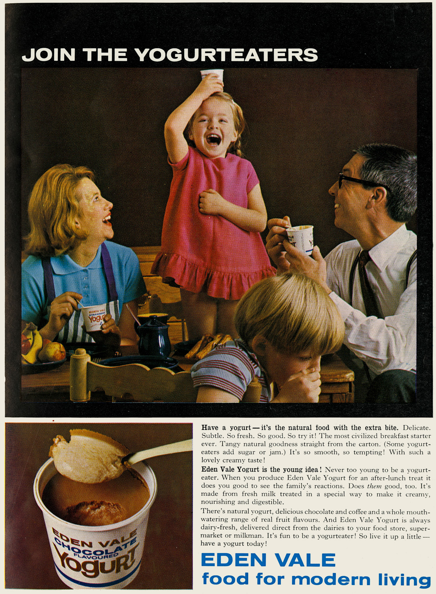 1965 Eden Vale now has 90 vans on the road, and went 'national' with adverts like this. (Express News Christmas)