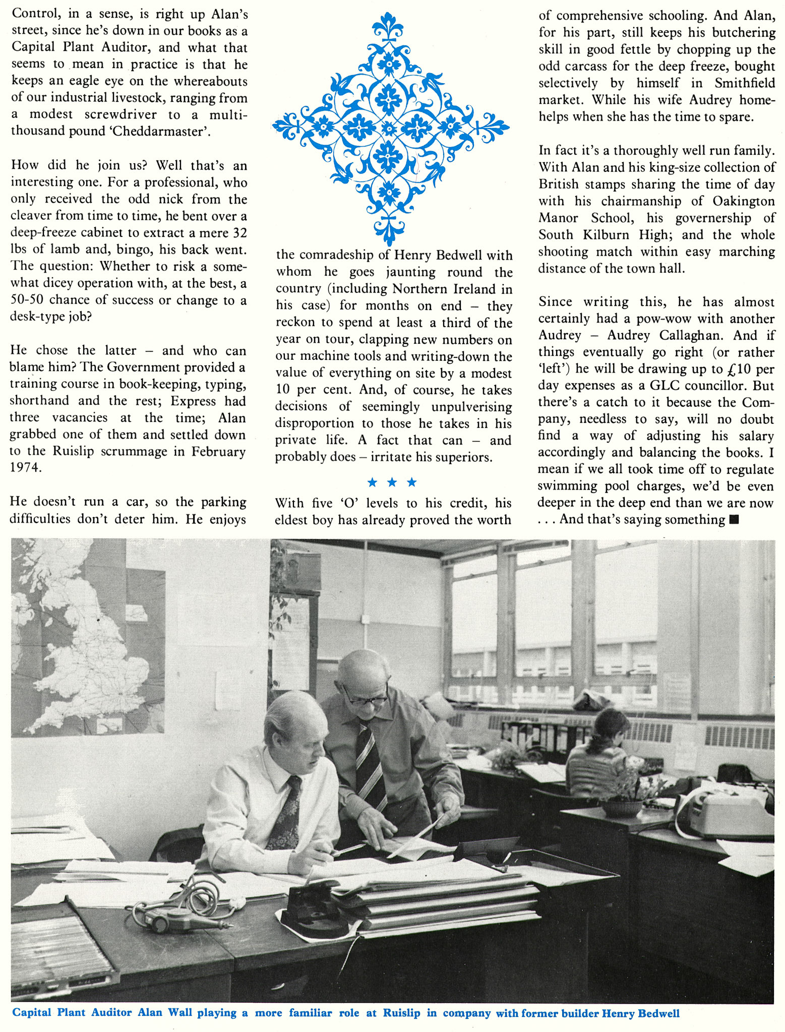1977 Alderman Alan Wall (Express News Spring)