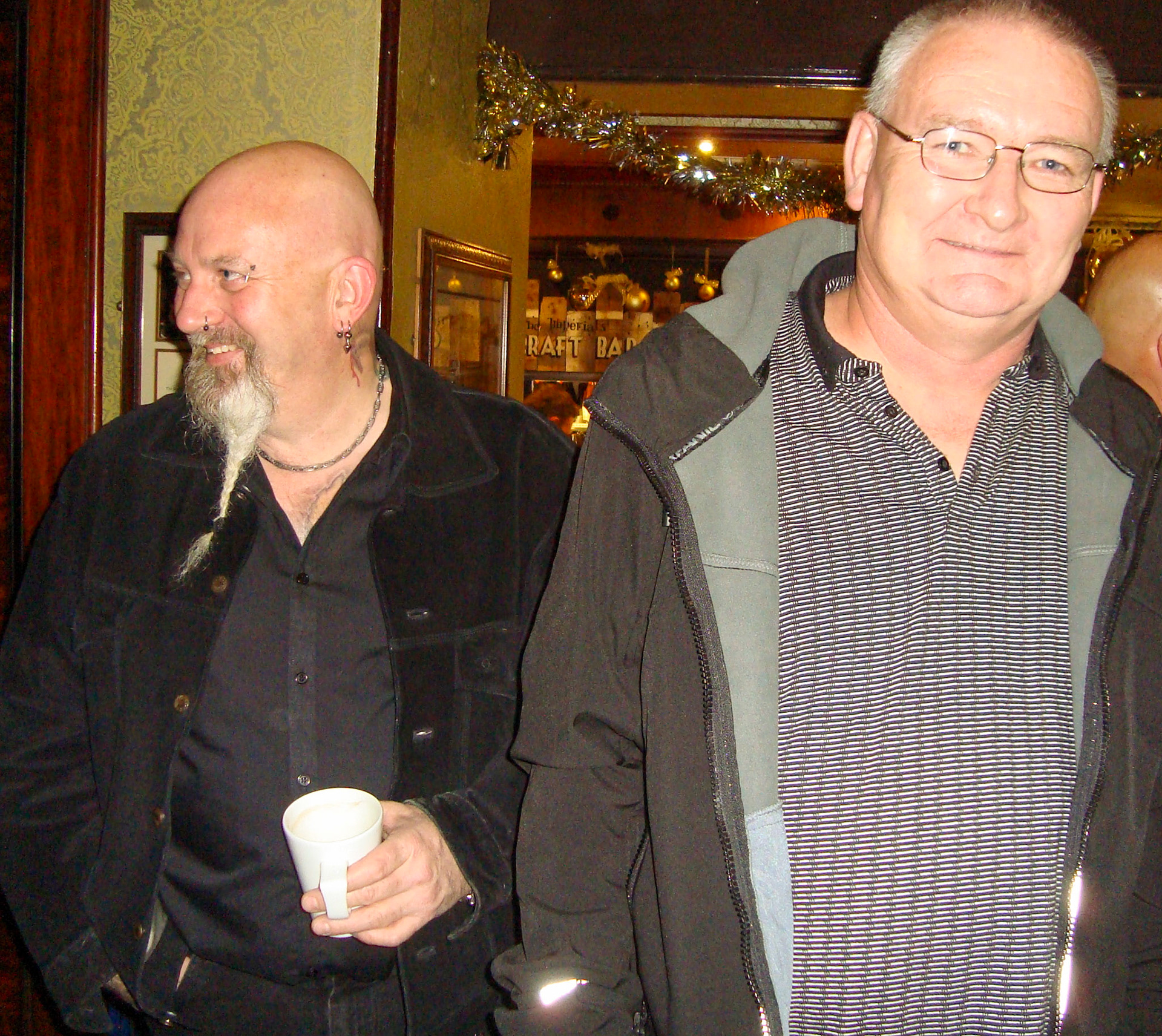 2017 Exeter Staff Reunion. Richard Pinn and Mike Smith. (Courtesy Phillip Budd)