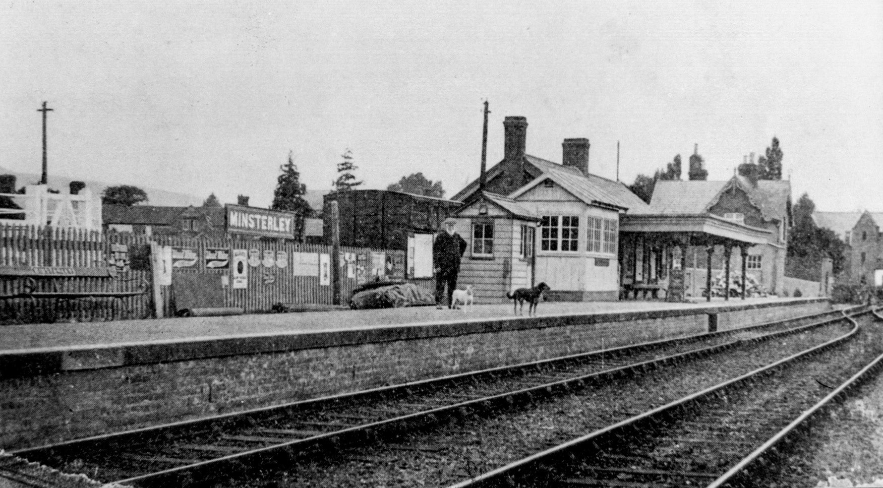 1900 Minsterley Station (Courtesy Joe Lyons)