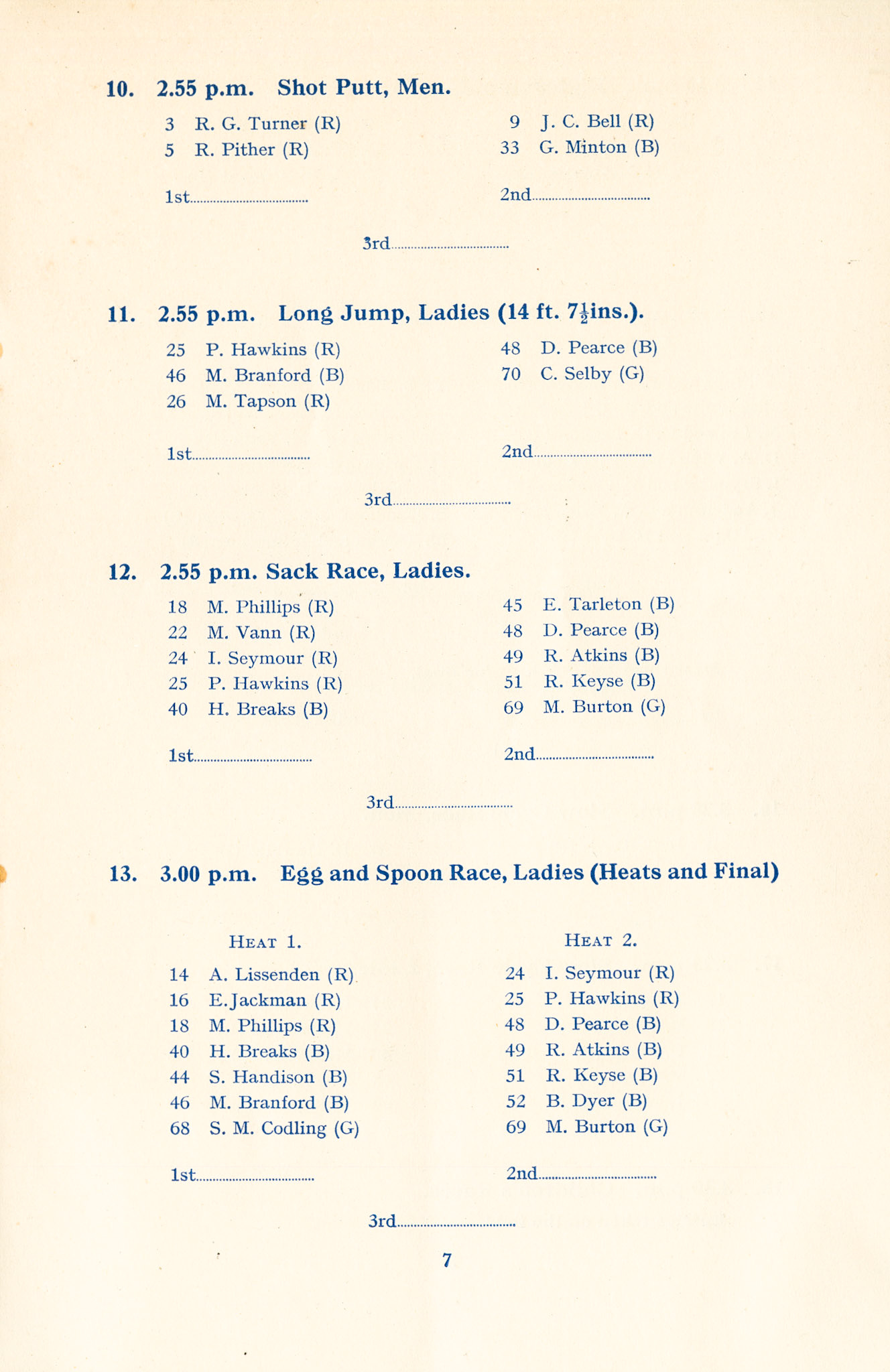 1954 MMB Grand Gala (21st Anniversary), 26th June