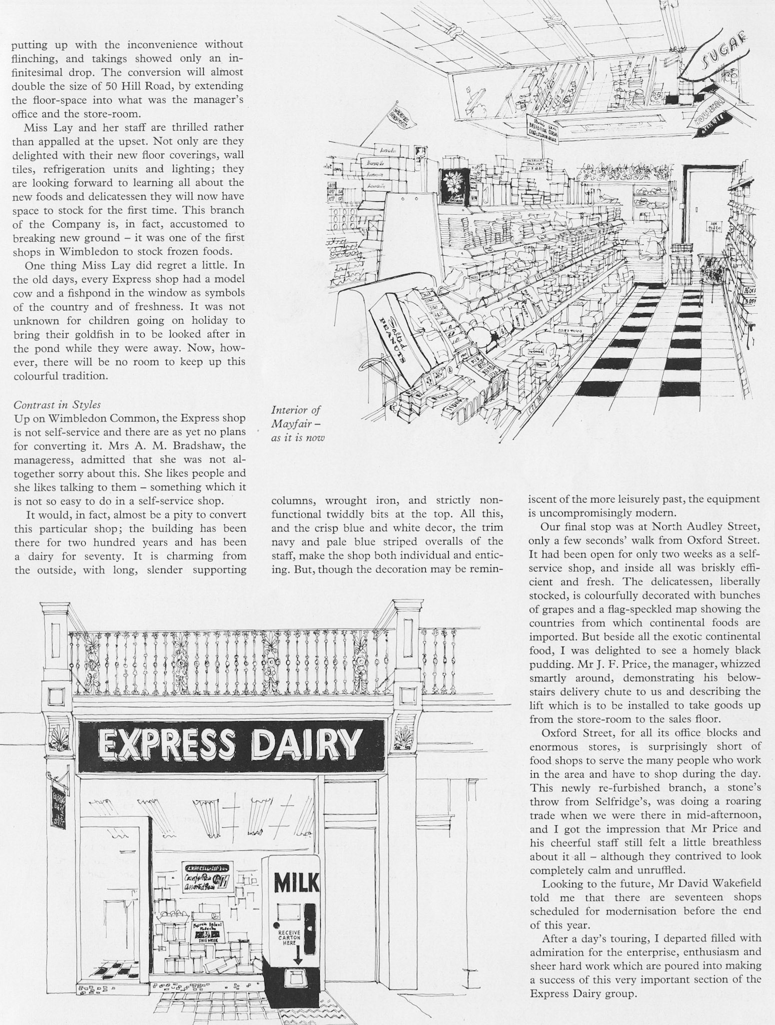 1961 Express News shops feature by Margery Edwardes (Express News Summer)