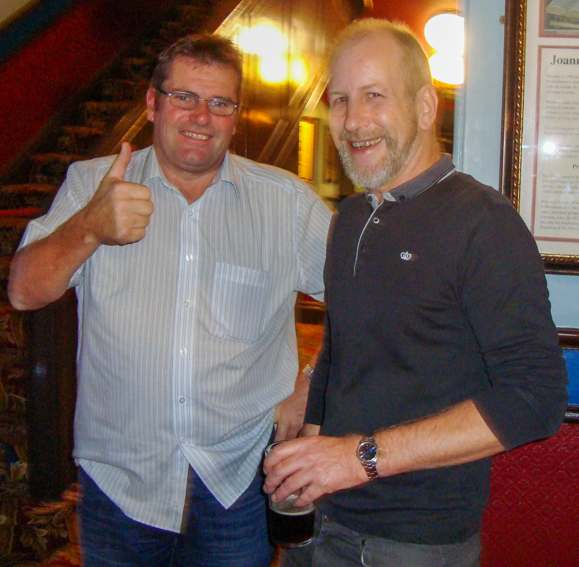 2014 Exeter Staff Reunion. Phil Barrett on the left. (Courtesy Phillip Budd)